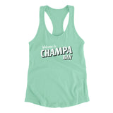Champa Bay Women's Racerback Tank-Allegiant Goods Co. Vintage Sports Apparel