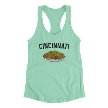 Cincinnati Chili Women's Racerback Tank-Allegiant Goods Co. Vintage Sports Apparel