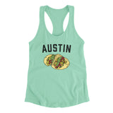 Austin Tacos Women's Racerback Tank-Allegiant Goods Co. Vintage Sports Apparel
