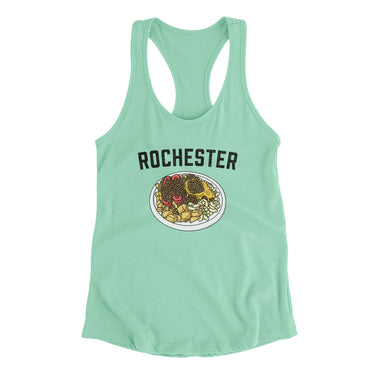 Rochester Garbage Plate Women's Racerback Tank-Allegiant Goods Co. Vintage Sports Apparel