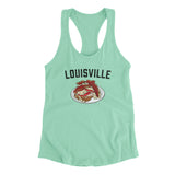 Louisville Hot Brown Women's Racerback Tank-Allegiant Goods Co. Vintage Sports Apparel