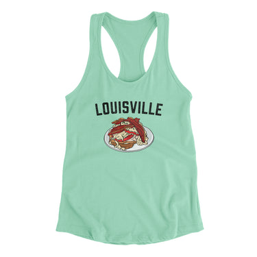 Louisville Hot Brown Women's Racerback Tank-Allegiant Goods Co. Vintage Sports Apparel