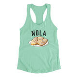 New Orleans Beignets Women's Racerback Tank-Allegiant Goods Co. Vintage Sports Apparel