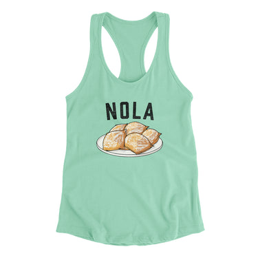 New Orleans Beignets Women's Racerback Tank-Allegiant Goods Co. Vintage Sports Apparel