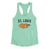 St. Louis Toasted Ravioli Women's Racerback Tank-Allegiant Goods Co. Vintage Sports Apparel
