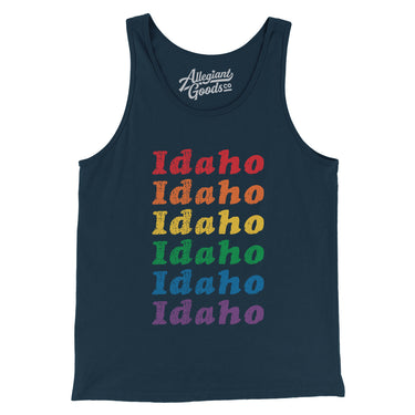 Idaho Pride Men/Unisex Tank Top-Allegiant Goods Co. Vintage Sports Apparel