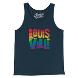 Louisville Kentucky Pride Men/Unisex Tank Top-Allegiant Goods Co. Vintage Sports Apparel