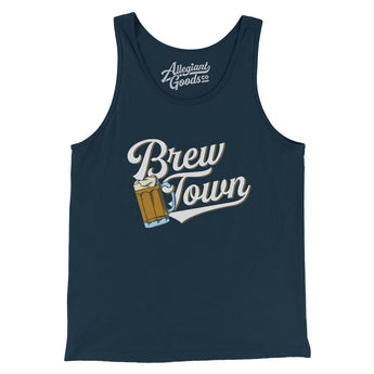 Brew Town Men/Unisex Tank Top-Allegiant Goods Co. Vintage Sports Apparel