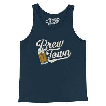 Brew Town Men/Unisex Tank Top-Allegiant Goods Co. Vintage Sports Apparel