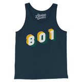Salt Lake City 801 Area Code Men/Unisex Tank Top-Allegiant Goods Co. Vintage Sports Apparel