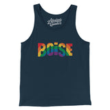 Boise Idaho Pride Men/Unisex Tank Top-Allegiant Goods Co. Vintage Sports Apparel