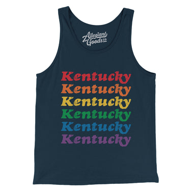 Kentucky Pride Men/Unisex Tank Top-Allegiant Goods Co. Vintage Sports Apparel