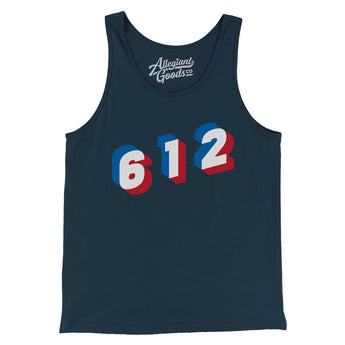 Minneapolis 612 Area Code Men/Unisex Tank Top-Allegiant Goods Co. Vintage Sports Apparel