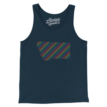 Montana Pride State Men/Unisex Tank Top-Allegiant Goods Co. Vintage Sports Apparel