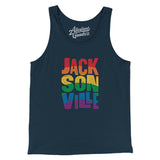 Jacksonville Florida Pride Men/Unisex Tank Top-Allegiant Goods Co. Vintage Sports Apparel