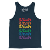 Utah Pride Men/Unisex Tank Top-Allegiant Goods Co. Vintage Sports Apparel