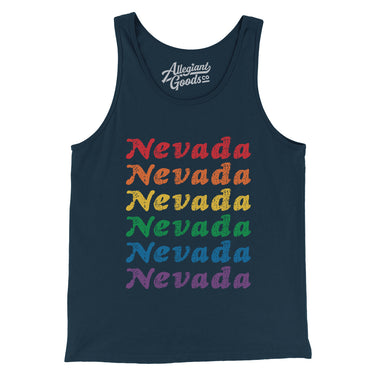 Nevada Pride Men/Unisex Tank Top-Allegiant Goods Co. Vintage Sports Apparel