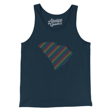 South Carolina Pride State Men/Unisex Tank Top-Allegiant Goods Co. Vintage Sports Apparel