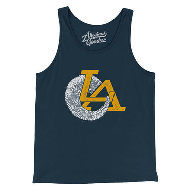 LA Ram Horn Men/Unisex Tank Top-Allegiant Goods Co. Vintage Sports Apparel