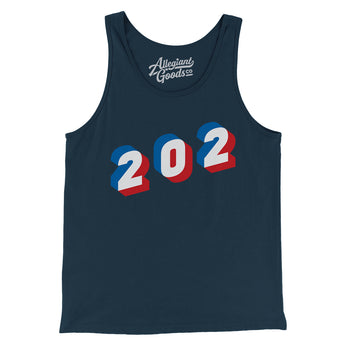Washington D.C. 202 Area Code Men/Unisex Tank Top-Allegiant Goods Co. Vintage Sports Apparel