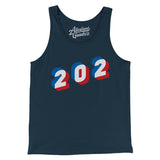 Washington D.C. 202 Area Code Men/Unisex Tank Top-Allegiant Goods Co. Vintage Sports Apparel