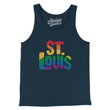 St. Louis Missouri Pride Men/Unisex Tank Top-Allegiant Goods Co. Vintage Sports Apparel