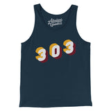 Denver 303 Area Code Men/Unisex Tank Top-Allegiant Goods Co. Vintage Sports Apparel