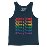 Maryland Pride Men/Unisex Tank Top-Allegiant Goods Co. Vintage Sports Apparel
