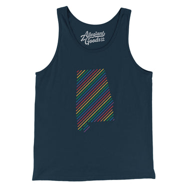 Alabama Pride State Men/Unisex Tank Top-Allegiant Goods Co. Vintage Sports Apparel