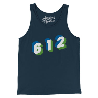Minneapolis 612 Area Code Men/Unisex Tank Top-Allegiant Goods Co. Vintage Sports Apparel