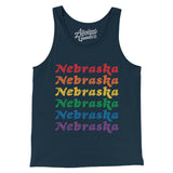 Nebraska Pride Men/Unisex Tank Top-Allegiant Goods Co. Vintage Sports Apparel