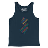 New Jersey Pride State Men/Unisex Tank Top-Allegiant Goods Co. Vintage Sports Apparel