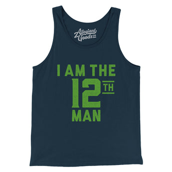 I Am The 12th Man Men/Unisex Tank Top-Allegiant Goods Co. Vintage Sports Apparel