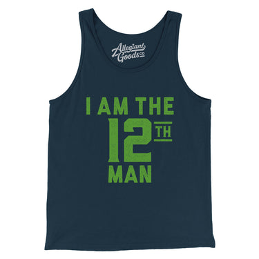 I Am The 12th Man Men/Unisex Tank Top-Allegiant Goods Co. Vintage Sports Apparel