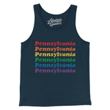Pennsylvania Pride Men/Unisex Tank Top-Allegiant Goods Co. Vintage Sports Apparel