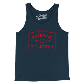 Entering Titletown Men/Unisex Tank Top-Allegiant Goods Co. Vintage Sports Apparel