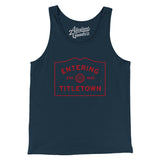 Entering Titletown Men/Unisex Tank Top-Allegiant Goods Co. Vintage Sports Apparel