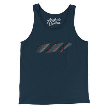 Tennessee Pride State Men/Unisex Tank Top-Allegiant Goods Co. Vintage Sports Apparel