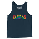 Dallas Texas Pride Men/Unisex Tank Top-Allegiant Goods Co. Vintage Sports Apparel