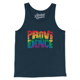 Providence Rhode Island Pride Men/Unisex Tank Top-Allegiant Goods Co. Vintage Sports Apparel