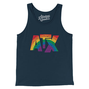 Austin Texas Pride Men/Unisex Tank Top-Allegiant Goods Co. Vintage Sports Apparel