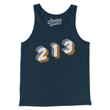 Los Angeles 213 Area Code Men/Unisex Tank Top-Allegiant Goods Co. Vintage Sports Apparel