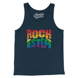 Rochester New York Pride Men/Unisex Tank Top-Allegiant Goods Co. Vintage Sports Apparel