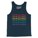 North Carolina Pride Men/Unisex Tank Top-Allegiant Goods Co. Vintage Sports Apparel