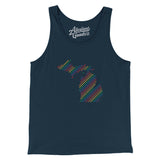 Michigan Pride State Men/Unisex Tank Top-Allegiant Goods Co. Vintage Sports Apparel
