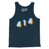 Milwaukee 414 Area Code Men/Unisex Tank Top-Allegiant Goods Co. Vintage Sports Apparel
