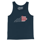 Kentucky American Flag Men/Unisex Tank Top-Allegiant Goods Co. Vintage Sports Apparel