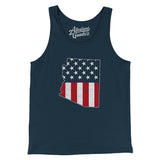 Arizona American Flag Men/Unisex Tank Top-Allegiant Goods Co. Vintage Sports Apparel