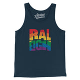 Raleigh North Carolina Pride Men/Unisex Tank Top-Allegiant Goods Co. Vintage Sports Apparel