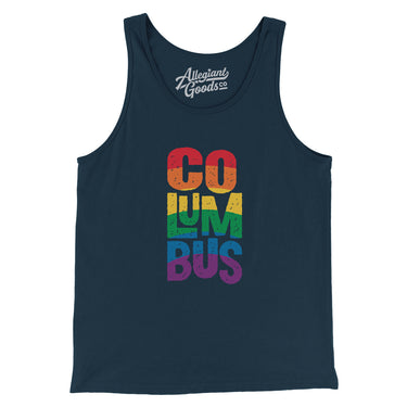 Columbus Ohio Pride Men/Unisex Tank Top-Allegiant Goods Co. Vintage Sports Apparel
